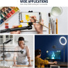 NEEWER DS001 Bras d'extension télescopique de Table pour Appareil Photo, 30 à 51 cm, avec Support à rotule 1/4", 3/8", 5/8", vis