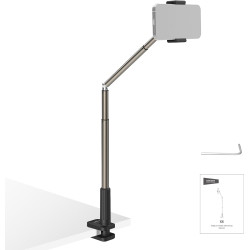 NEEWER Entry Level Version Support de Téléphone, pour Bureau et Lit, Support de Téléphone Portable Réglable à 360°, Compatible a