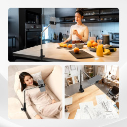 NEEWER Entry Level Version Support de Téléphone, pour Bureau et Lit, Support de Téléphone Portable Réglable à 360°, Compatible a