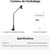 NEEWER Entry Level Version Support de Téléphone, pour Bureau et Lit, Support de Téléphone Portable Réglable à 360°, Compatible a