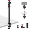 NEEWER Support de Bureau pour Caméra et Téléphone avec Rotule 360°, 43-102cm, Pince Télescopique en C, Support de Lampe Table, V