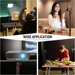 NEEWER Support de Bureau pour Caméra et Téléphone avec Rotule 360°, 43-102cm, Pince Télescopique en C, Support de Lampe Table, V