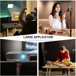 Neewer Support de table extensible pour appareil photo,rotule 1/4",support de table réglable 17-40",pince en C pour appareil ref