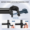 NEEWER Bras de Support de caméra aérien avec Clip, 56 cm, 180° et 360°, Bras de Maintien Flexible à 2 Sections pour Support de B