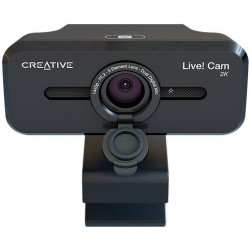 CREATIVE Live! Cam Sync V3 Webcam 2K QHD USB avec Zoom Numérique 4X, Microphones, HD 1080p, FOV Jusqu'à 95°, Cache de Confidenti