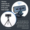 CREATIVE Live! Cam Sync V3 Webcam 2K QHD USB avec Zoom Numérique 4X, Microphones, HD 1080p, FOV Jusqu'à 95°, Cache de Confidenti