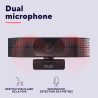 Trust Teza 4K Ultra HD Webcam 3840x2160, Autofocus, Noir | 2 Microphones Intégrés, 30 FPS, USB Plug & Play, Web Caméra pour Team