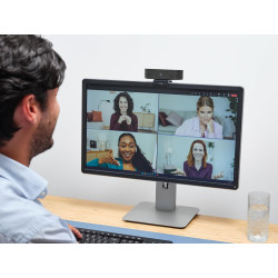 Trust Teza 4K Ultra HD Webcam 3840x2160, Autofocus, Noir | 2 Microphones Intégrés, 30 FPS, USB Plug & Play, Web Caméra pour Team