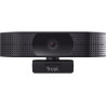 Trust Teza 4K Ultra HD Webcam 3840x2160, Autofocus, Noir | 2 Microphones Intégrés, 30 FPS, USB Plug & Play, Web Caméra pour Team