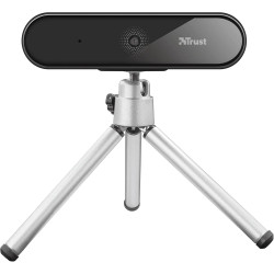 Trust Tyro Webcam Full HD 1080p avec Micro Intégré, Web Caméra d’Ordinateur USB pour PC, Ordinateur Portable, Laptop, Macbook, M