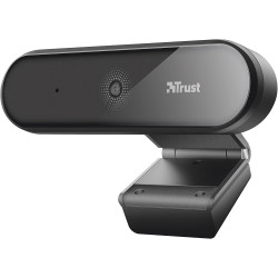 Trust Tyro Webcam Full HD 1080p avec Micro Intégré, Web Caméra d’Ordinateur USB pour PC, Ordinateur Portable, Laptop, Macbook, M