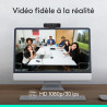 Logitech C925e, Webcam Professionnelle, vidéo HD 1080p/30 IPS, Correction lumière, autofocus, Son Clair, obturateur confidential