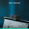 Logitech C925e, Webcam Professionnelle, vidéo HD 1080p/30 IPS, Correction lumière, autofocus, Son Clair, obturateur confidential