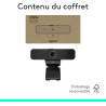 Logitech C925e, Webcam Professionnelle, vidéo HD 1080p/30 IPS, Correction lumière, autofocus, Son Clair, obturateur confidential
