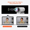 NUROUM V15-AF 2K Webcam avec Autofocus, 1080P 60fps Caméra PC avec Microphones, 75° Grand Angel, Annulation des bruits/Correctio