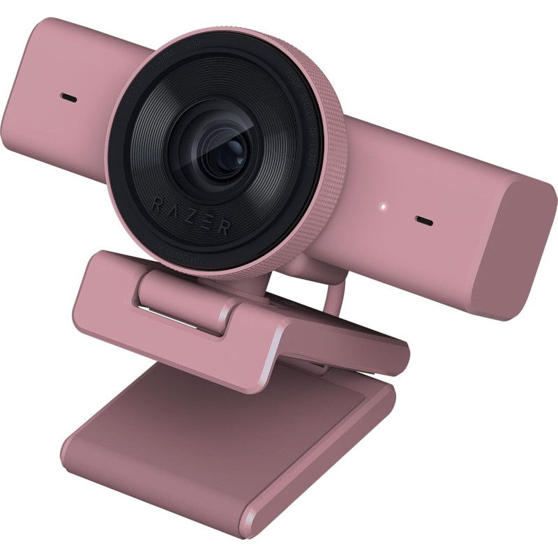 Razer Webcam de Streaming Kiyo V2 X: 1440p 60 FPS - Mise au Point Automatique - Microphone intégré - Objectif Grand Angle - Obtu