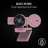 Razer Webcam de Streaming Kiyo V2 X: 1440p 60 FPS - Mise au Point Automatique - Microphone intégré - Objectif Grand Angle - Obtu