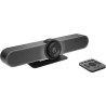 Logitech MeetUp Caméra 4K Ultra HD pour salles de conférence, Noir