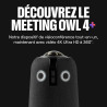 Owl Labs Meeting Owl 4+ Caméra Visio-Conférence Intelligente 360° 4K avec Microphone et Haut-Parleur (Auto-Focus locuteur, Zoom 