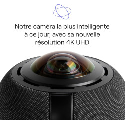 Owl Labs Meeting Owl 4+ Caméra Visio-Conférence Intelligente 360° 4K avec Microphone et Haut-Parleur (Auto-Focus locuteur, Zoom 