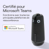 Owl Labs Meeting Owl 4+ Caméra Visio-Conférence Intelligente 360° 4K avec Microphone et Haut-Parleur (Auto-Focus locuteur, Zoom 