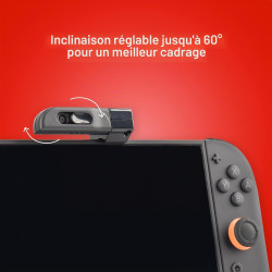 Blade Mini-caméra 1080p pour Nintendo Switch 2, 3 en 1, tragbar, pour Bureau et Fernseher, inklusive Ständer, FullHD, Sichtschut