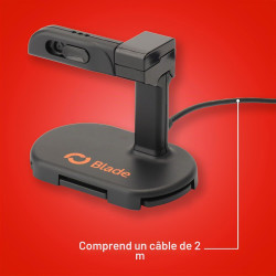 Blade Mini-caméra 1080p pour Nintendo Switch 2, 3 en 1, tragbar, pour Bureau et Fernseher, inklusive Ständer, FullHD, Sichtschut