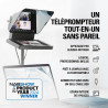 Pack Elgato Prompter avec caméra - Téléprompteur haut de gamme avec webcam Full HD, compatible HDR, idéal pour streaming, présen