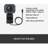 Logitech StreamCam Plus Webcam avec trépied (Graphite)