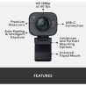 Logitech StreamCam Plus Webcam avec trépied (Graphite)