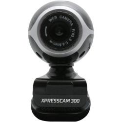 NGS XPRESSCAM300 - Webcam pour PC avec Microphone Intégré, Résolution VGA, Connexion USB 2.0 et Plug&Play