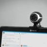 NGS XPRESSCAM300 - Webcam pour PC avec Microphone Intégré, Résolution VGA, Connexion USB 2.0 et Plug&Play