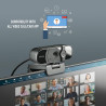 NGS XPRESSCAM 1080FHD - Webcam Full HD 1080p avec Microphone intégré et Connexion USB 2.0 pour Les appels vidéo dans Skype, Zoom