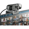 NGS XPRESSCAM 1080FHD - Webcam Full HD 1080p avec Microphone intégré et Connexion USB 2.0 pour Les appels vidéo dans Skype, Zoom