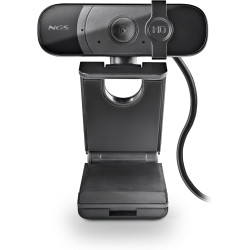 NGS XPRESSCAM 1080FHD - Webcam Full HD 1080p avec Microphone intégré et Connexion USB 2.0 pour Les appels vidéo dans Skype, Zoom