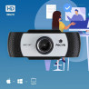 NGS XPRESSCAM720 - Webcam HD 1280x720 avec Connexion USB 2.0, Microphone Integré, 1Mpx de Resolution Réelle et Plug&Play