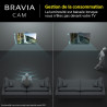 Sony BRAVIA CAM CMU-BC1 - Accessoire TV pour BRAVIA XR and X1 2022 Web Cam Connection USB Noire