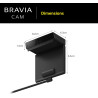 Sony BRAVIA CAM CMU-BC1 - Accessoire TV pour BRAVIA XR and X1 2022 Web Cam Connection USB Noire