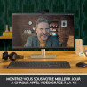 Logitech Brio Ultra 4k HD Pro Webcam, Streaming Rapide 1080p/60ips, Champs de Vision Réglable, Zoom X5, Compatible avec Skype, W
