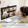 Jabra PanaCast 20 Caméra de Visioconférence 4K - Caméra Vidéo Personnelle Flexible Plug & Play - Webcam 4K Ultra-HD Alimentée pa
