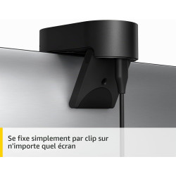Jabra PanaCast 20 Caméra de Visioconférence 4K - Caméra Vidéo Personnelle Flexible Plug & Play - Webcam 4K Ultra-HD Alimentée pa