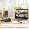 Jabra PanaCast 20 Caméra de Visioconférence 4K - Caméra Vidéo Personnelle Flexible Plug & Play - Webcam 4K Ultra-HD Alimentée pa