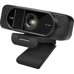 LogiLink UA0381 Webcam HD USB avec objectif grand angle 96°, double microphone avec réduction du bruit, mise au point fixe, corr