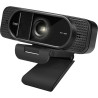 LogiLink UA0381 Webcam HD USB avec objectif grand angle 96°, double microphone avec réduction du bruit, mise au point fixe, corr