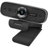 LogiLink UA0378 Webcam USB de conférence HD Objectif Grand Angle 100 ° Double Microphone avec réduction du Bruit avec Mise au Po