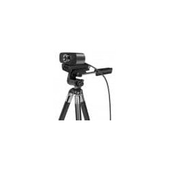 LogiLink UA0378 Webcam USB de conférence HD Objectif Grand Angle 100 ° Double Microphone avec réduction du Bruit avec Mise au Po