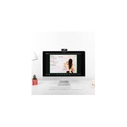 LogiLink UA0378 Webcam USB de conférence HD Objectif Grand Angle 100 ° Double Microphone avec réduction du Bruit avec Mise au Po