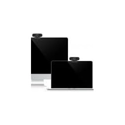 LogiLink UA0378 Webcam USB de conférence HD Objectif Grand Angle 100 ° Double Microphone avec réduction du Bruit avec Mise au Po