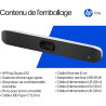 POLY Studio V12 - Barre vidéo USB avec caméra 20 MP et grand angle de 120 °, solution de conférence tout-en-un avec microphone e