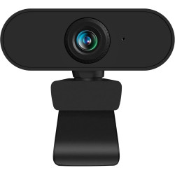 Atlantis Webcam Full HD 1080p 1920x1080/30fps, Mise au Point Manuelle, Microphone intégré, Connexion USB, Balance des Blancs, An